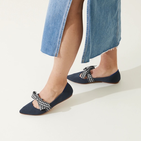 Rothy’s The Mary Jane in Ink Gingham. - Picture 11 of 11